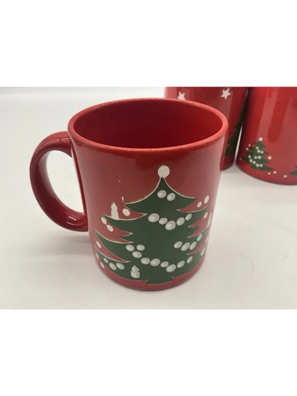 Waechtersbach Set of Four Vintage Coffee Mugs Each Different Design Christmas